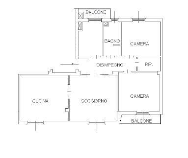 Foto 13 - Four-room apartment via bernardino luini
 
5, Cesano Maderno - floor plans 1