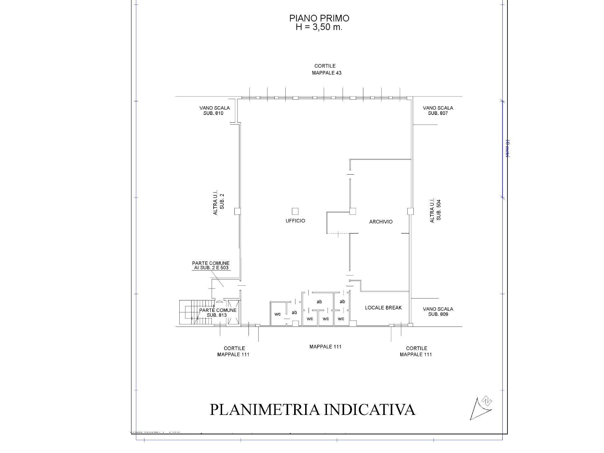 Foto 41 - Ufficio Via Zante, Milano - planimetria 1