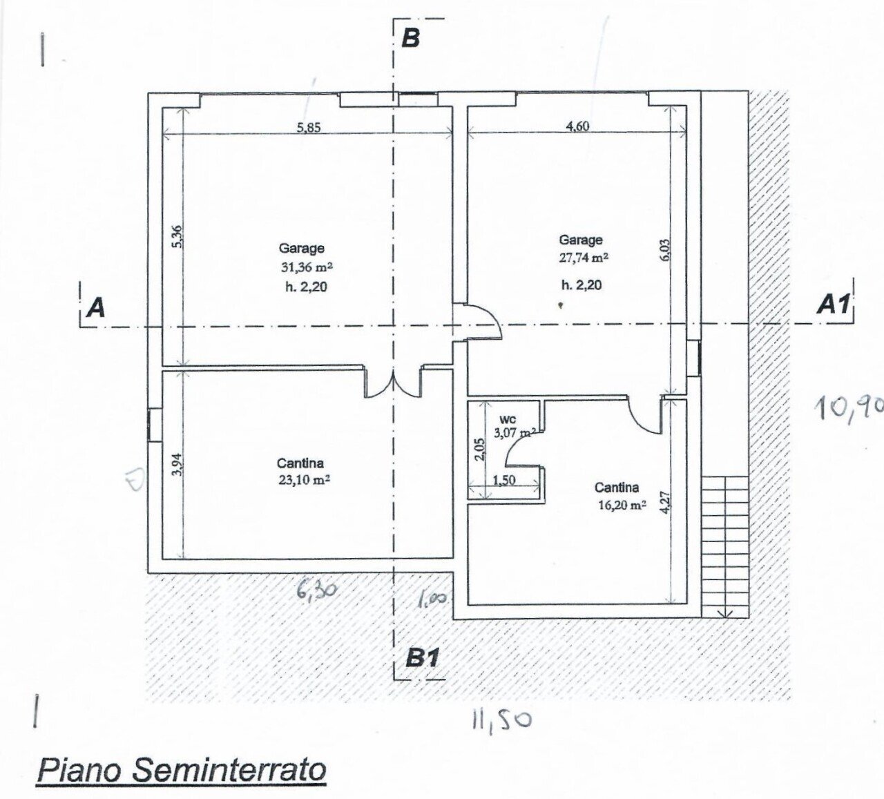 PSem - Villa Via Galileo Galilei 17, Novafeltria - floor plans 1