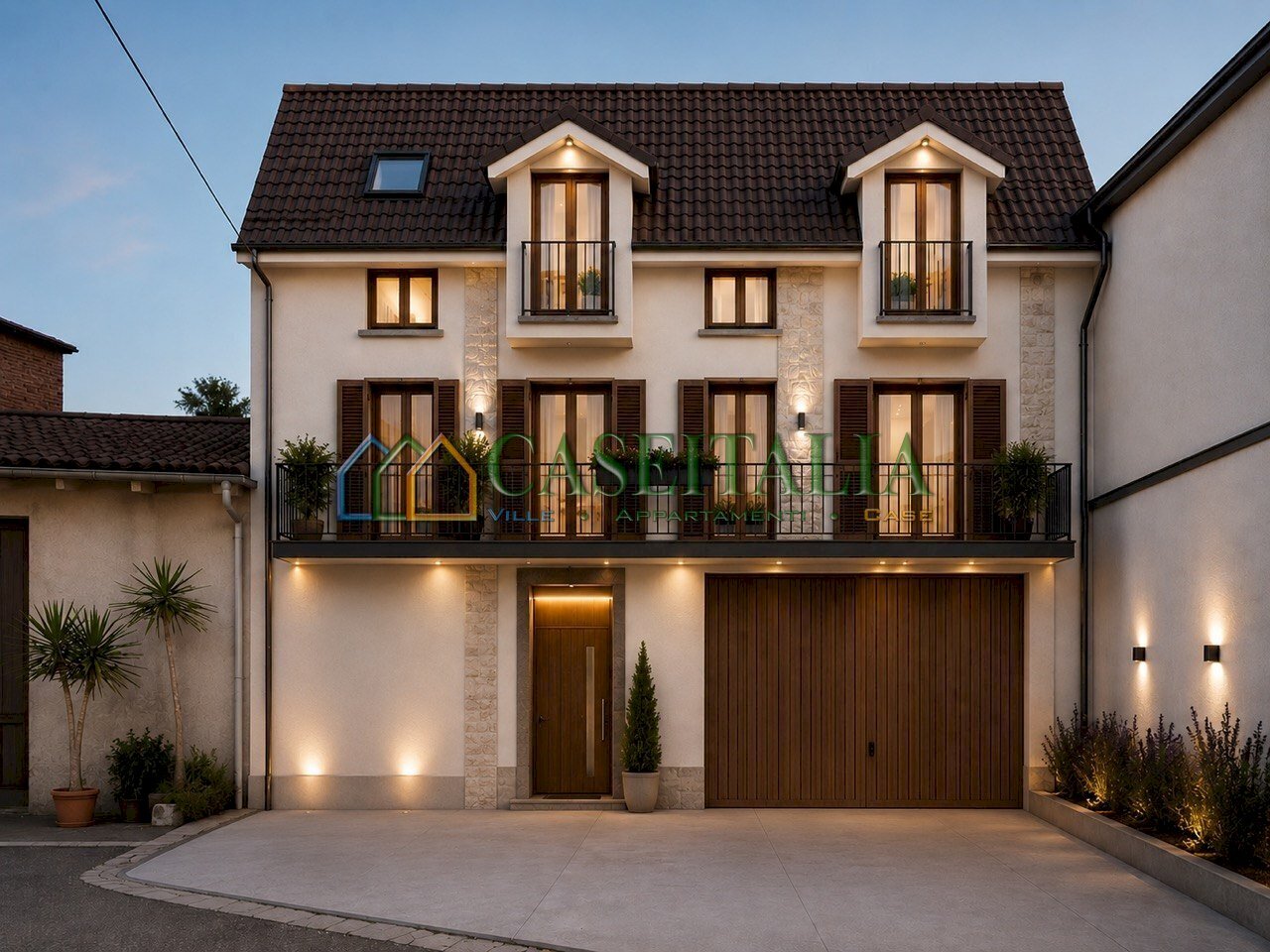 RENDER PROSPETTO DA PROGETTO - Townhouse Vicolo Mucrone 8, Rivoli - photo 1