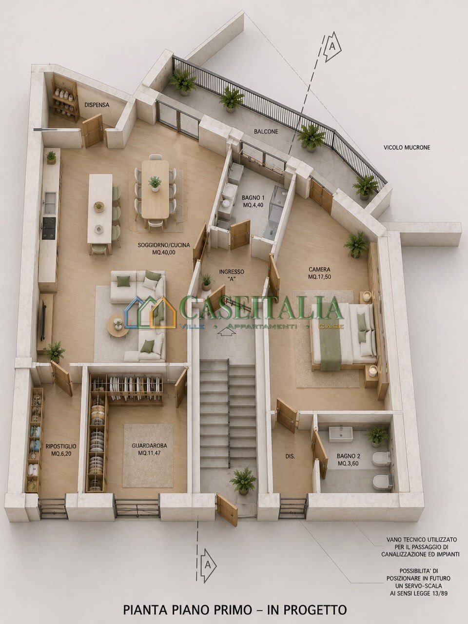 RENDER PROGETTO - Townhouse Vicolo Mucrone 8, Rivoli - photo 2