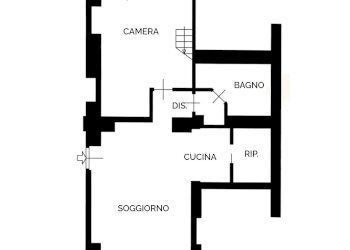 Two-room apartment Via degli Artisti, Torino (neighborhood Vanchiglia) - photo 13