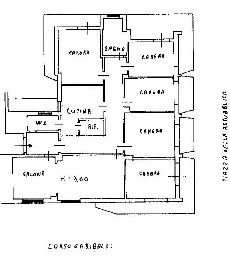 Apartment CORSO GARIBALDI, 92, Isernia - floor plans 1