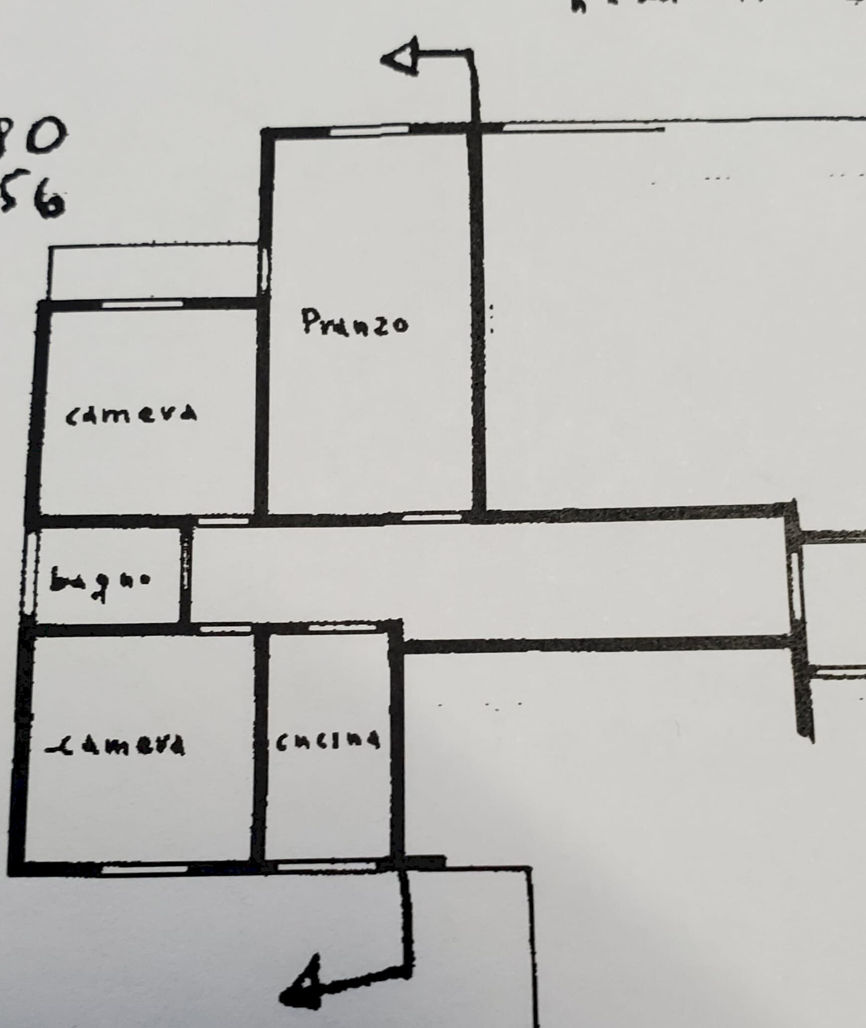 Trilocale Via Portofino, Modena (zona Sant'Agnese - Università) - planimetria 1