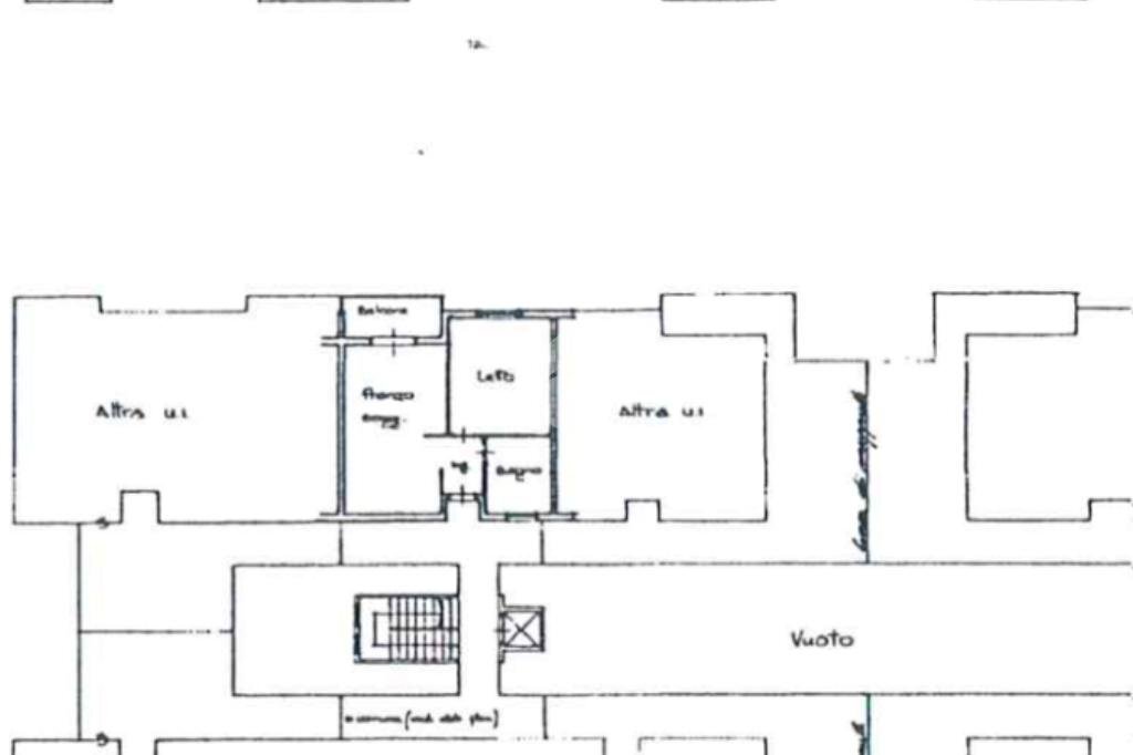 Two-room apartment Via don sturzo, Bagnolo in Piano - floor plans 1