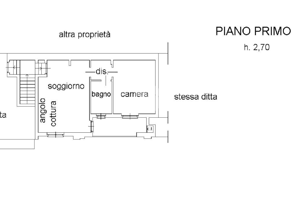 Two-room apartment Via torino, Druento - floor plans 1