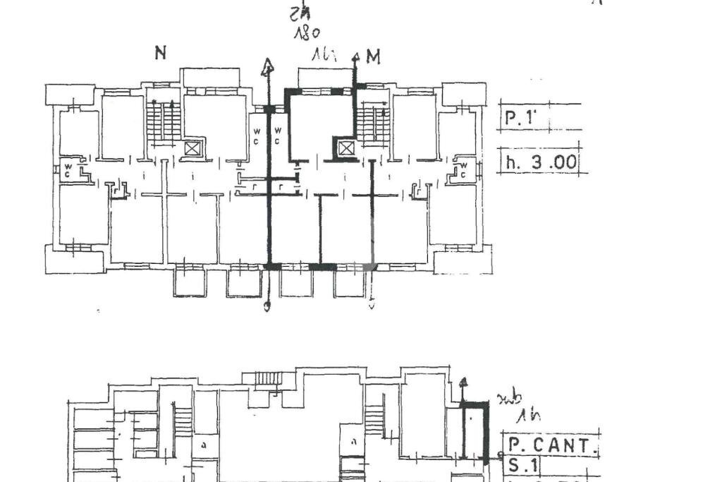Three-room apartment Via nino costa, Airasca - floor plans 1