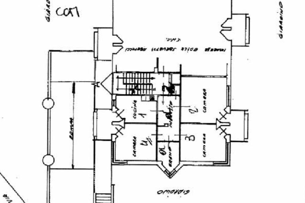 Four-room apartment Via dante alighieri, Rivalta di Torino - floor plans 1