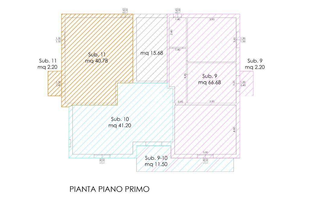 Two-room apartment Via Bacco, Cervia - floor plans 1