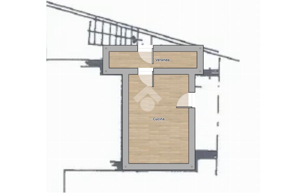 Semi-detached house Via Giuseppe Verdi, Borghi - floor plans 1