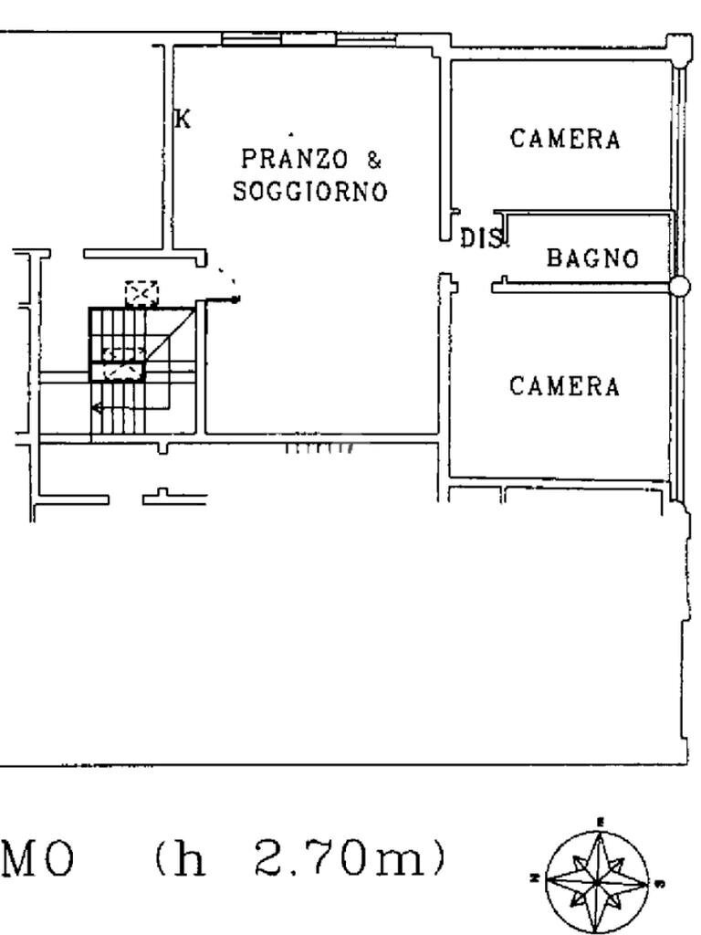 Three-room apartment Via Giardini Nord, Formigine - floor plans 1