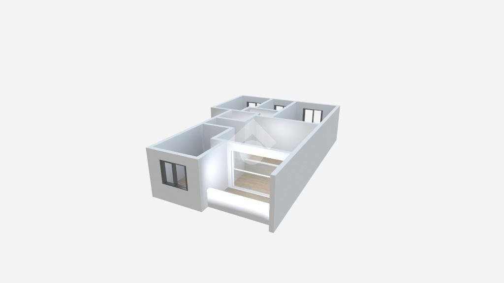 Three-room apartment Via Sesto San Giovanni, Milano (neighborhood Bicocca) - floor plans 1