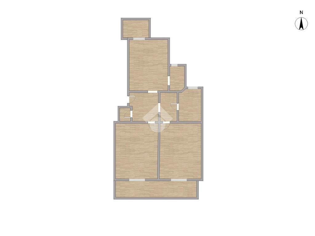 Trilocale Via bibiana, Torino (zona Borgo Vittoria) - planimetria 1