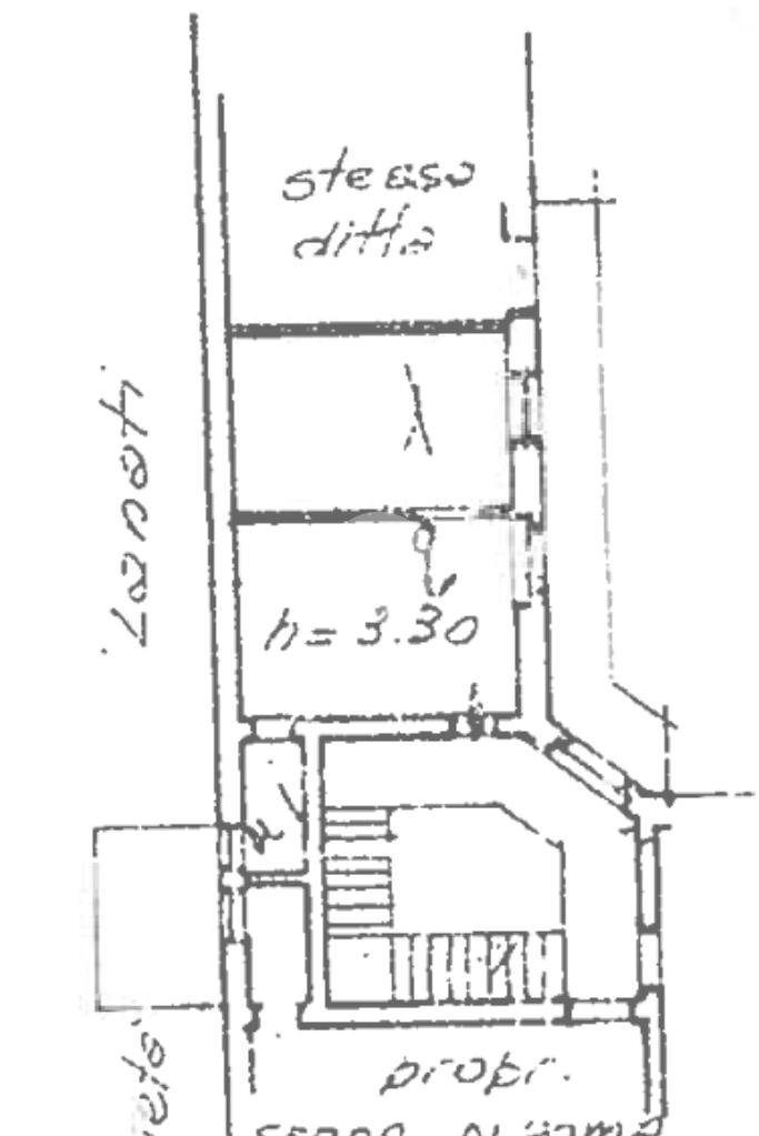Two-room apartment Via Cola Montano, Milano (neighborhood Isola) - floor plans 1