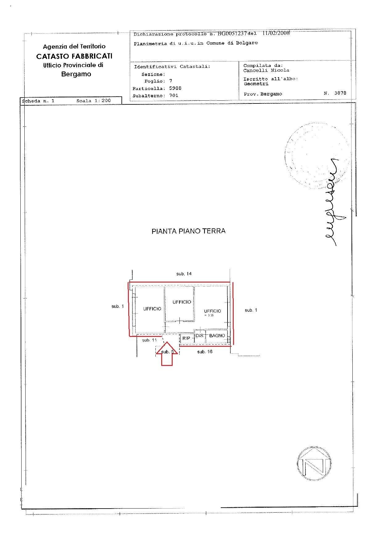 Foto 13 - Commercial Premises via cavour, Bolgare - floor plans 1