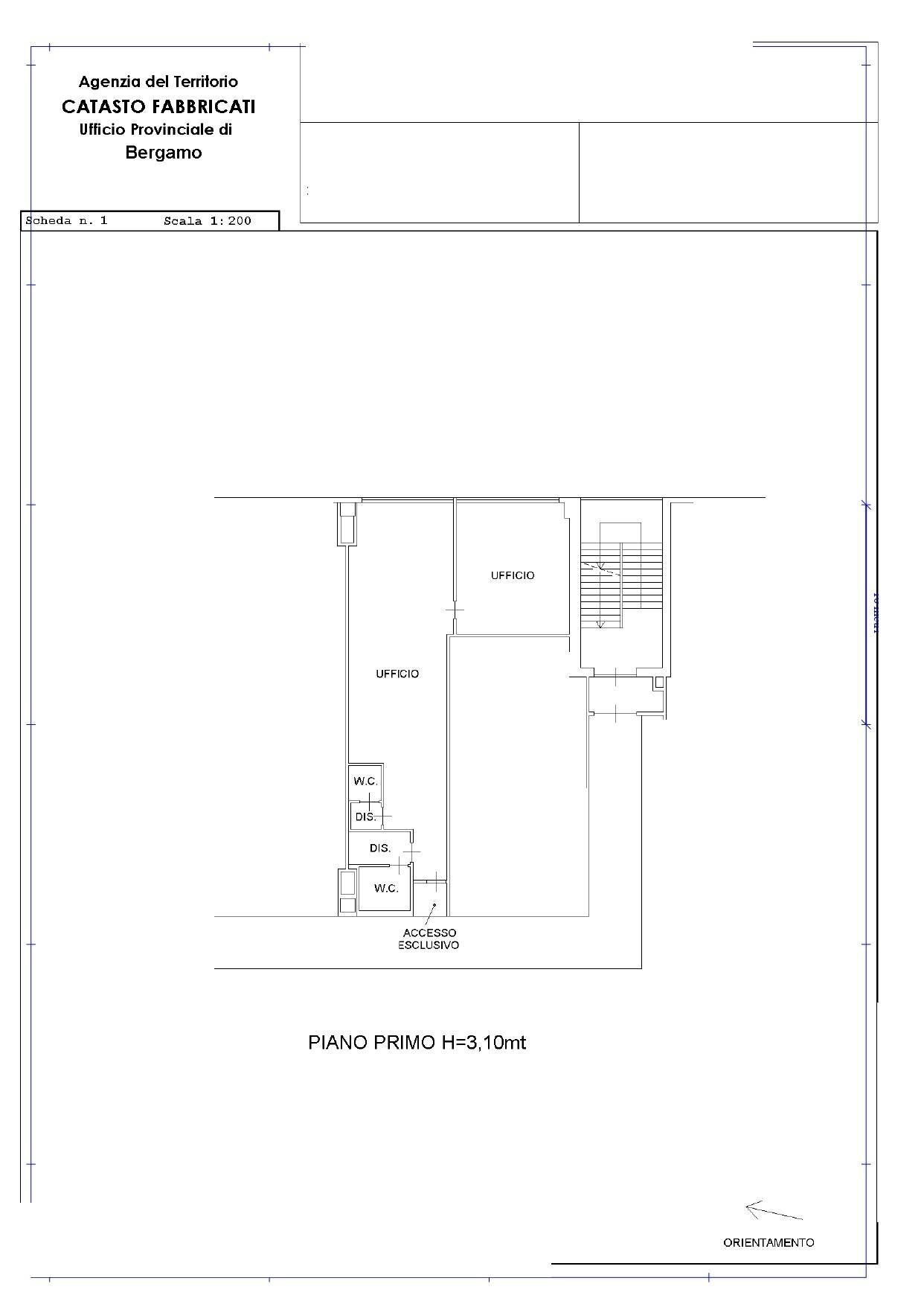 Foto 11 - Office via papà giovanni XXIII, Capriate San Gervasio - floor plans 1