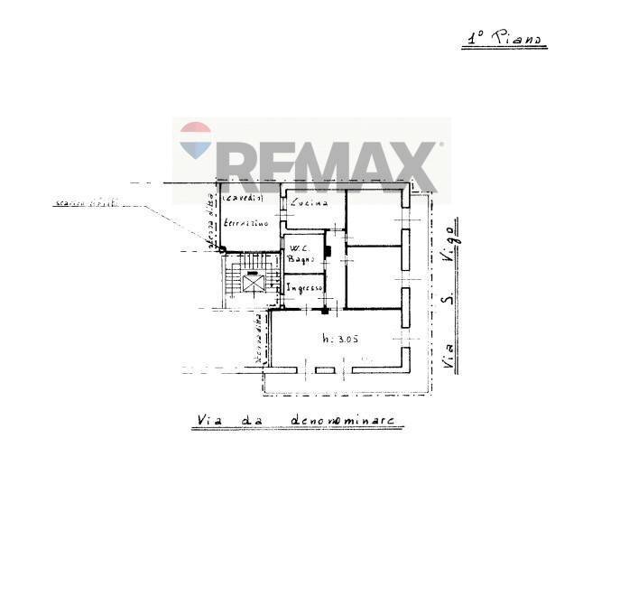 Planimetria appartamento - Appartamento Via Pietro Mascagni
 
41, Acireale - planimetria 1