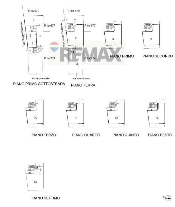 Pianta 2D - Three-room apartment Via Claudio Claudiano
 
snc, Catania - floor plans 1