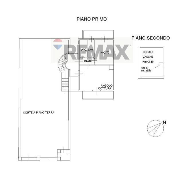 Pianta 2D - Semi-detached house Via Pescara
 
7, Mascalucia - floor plans 1