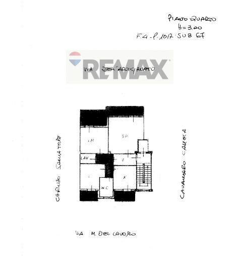 Pianta 2D - Four-room apartment Via Maestri Del Lavoro
 
9, Catania - floor plans 1