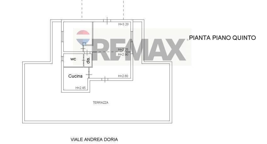 Pianta catastale - Attico Viale Andrea Doria
 
27, Catania - planimetria 1