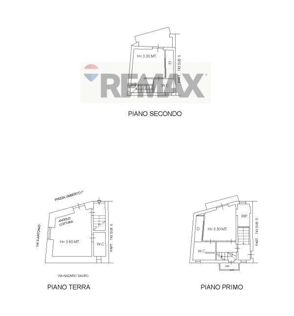 Pianta 2D - Casa indipendente Piazza Umberto I
 
56/57, Motta Sant'Anastasia - planimetria 1