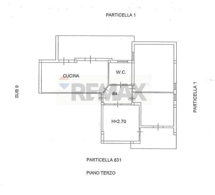 Pianta 2D - Attico Via Pulei
 
39, Mascalucia - planimetria 1