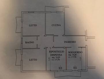 Foto 7 - Four-room apartment Sassuolo - floor plans 1
