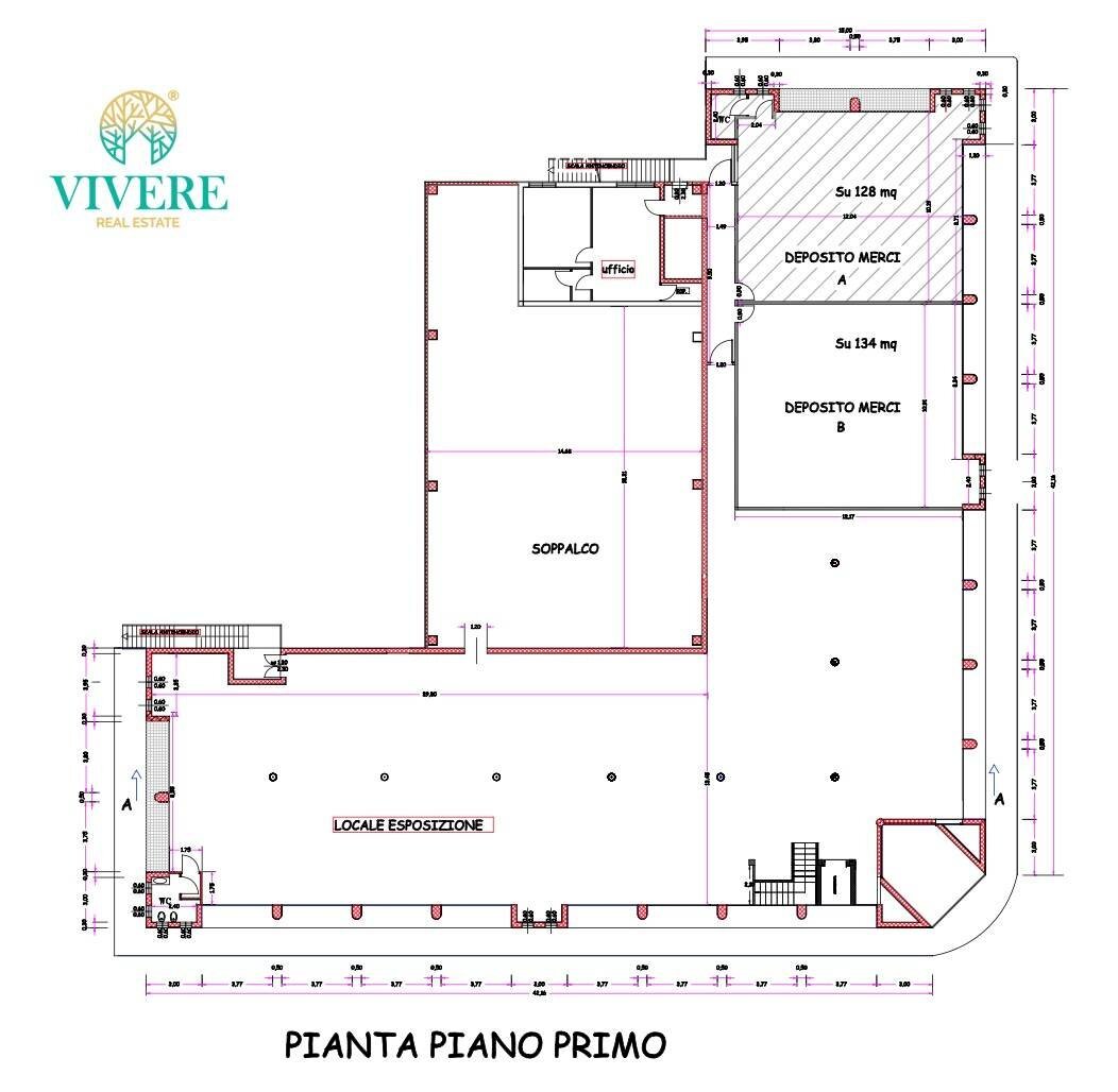 Foto 4 - Commercial Premises Via Roma, Carbonia - floor plans 1