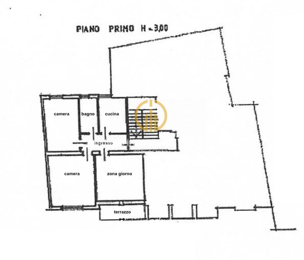 Foto 7 - Quadrilocale Via delle Absidi, Treviso - planimetria 1