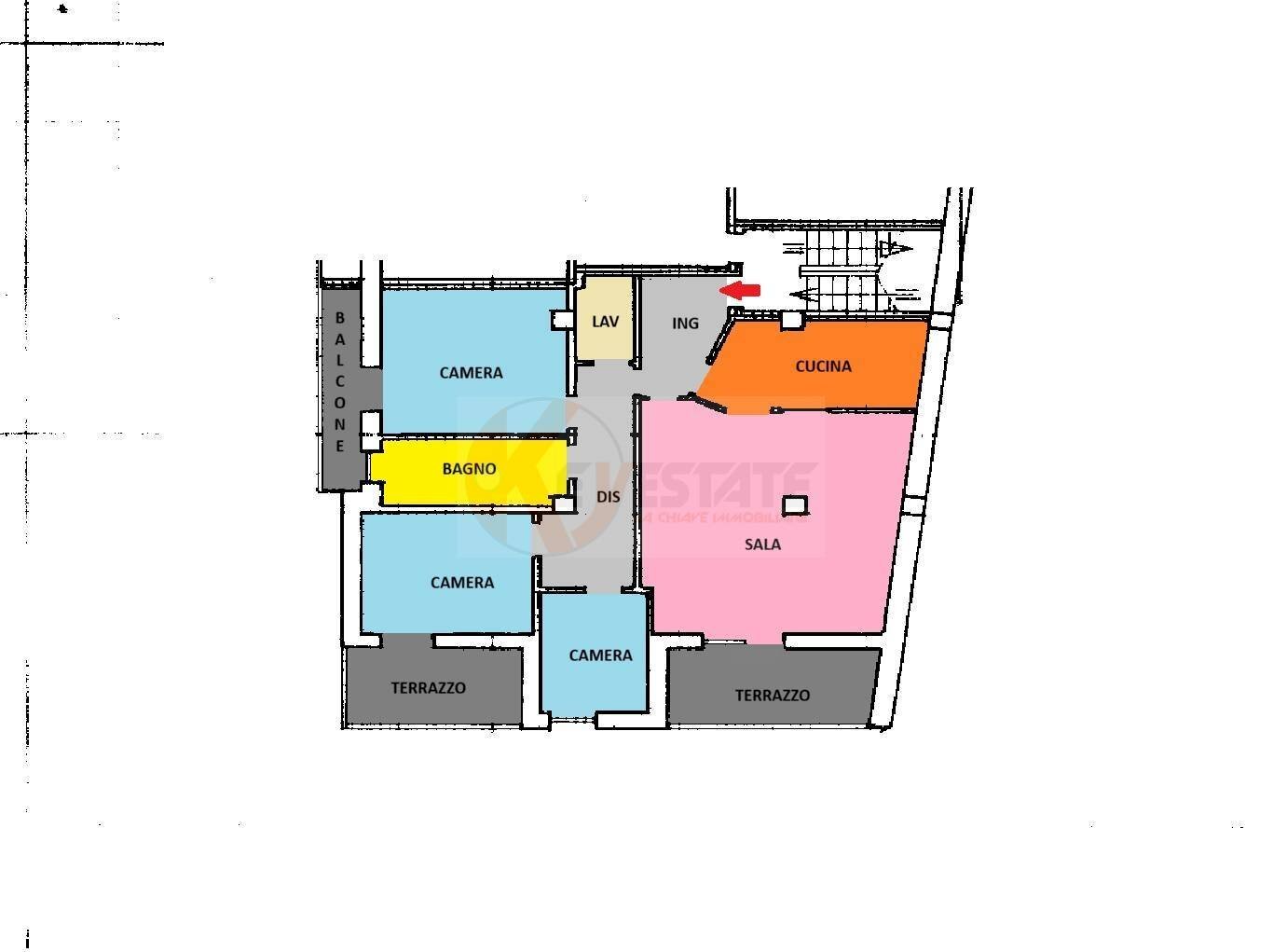 Foto 34 - Apartment via della libertà
 
60, Ploaghe - floor plans 1