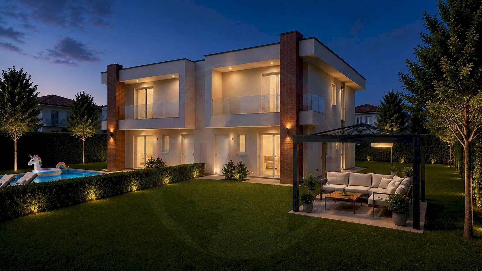 Foto 2 - Semi-detached house via Giacomo Leopardi
 
340, Comezzano-Cizzago - photo 2
