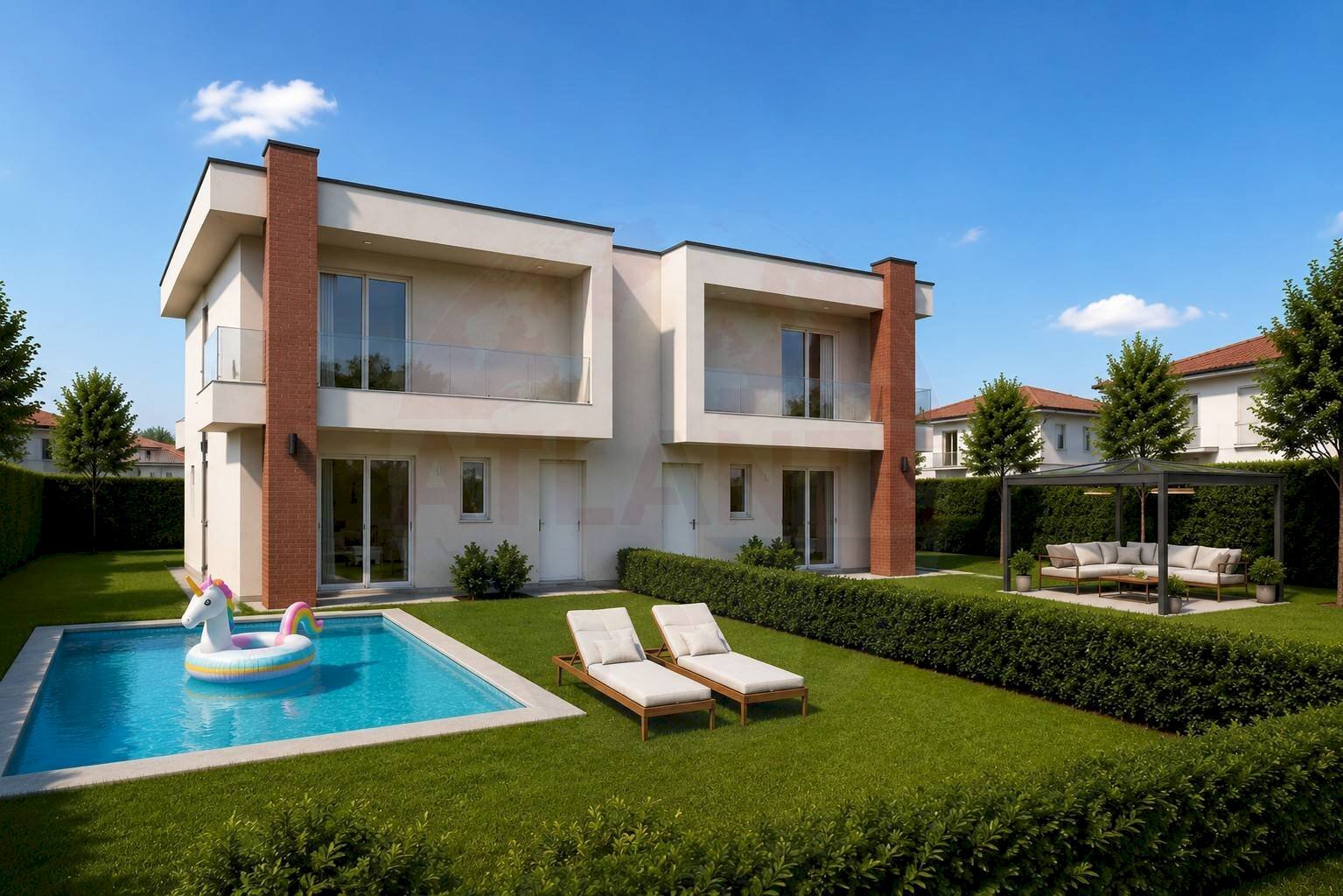 Foto 1 - Semi-detached house via Giacomo Leopardi
 
340, Comezzano-Cizzago - photo 1