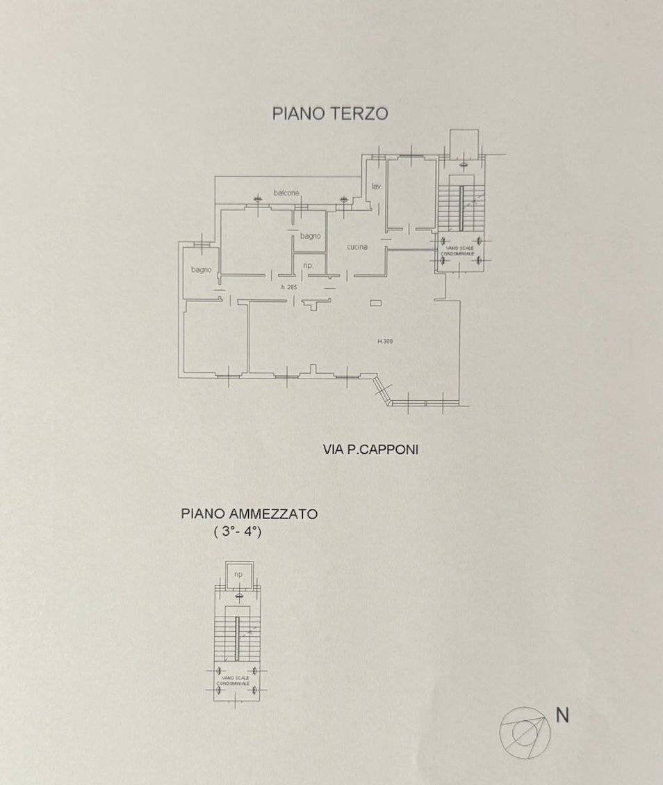 Foto 21 - Apartment Via Pier Capponi
 
30, Firenze - floor plans 1