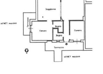 Planimetria - Three-room apartment Località Camposoprano, Moneglia - photo 24