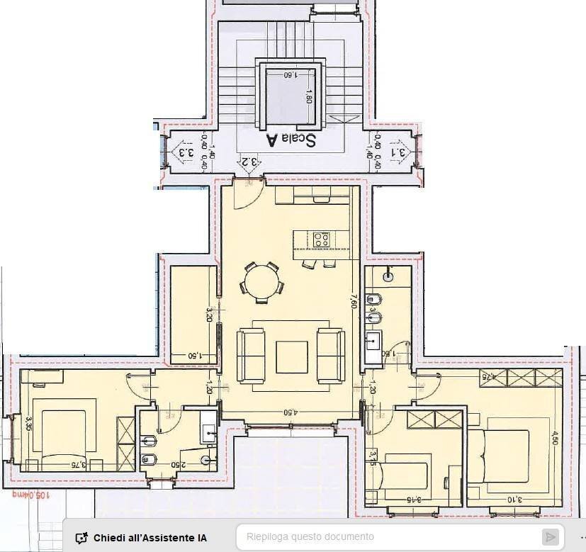 Appartamento Mondovì - planimetria 1