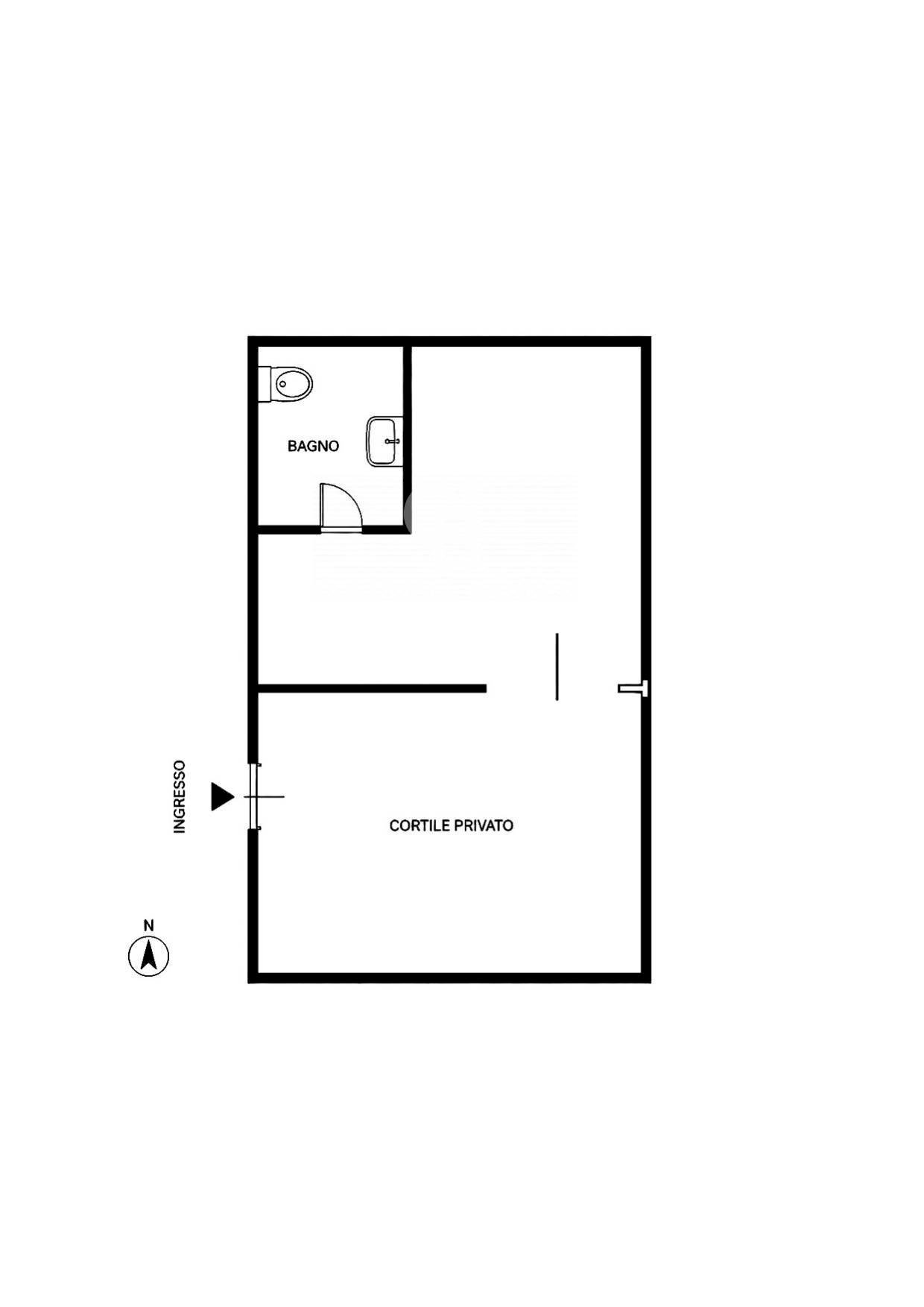 Foto 13 - One-room apartment Via Giacinta Pezzana, Roma - floor plans 1