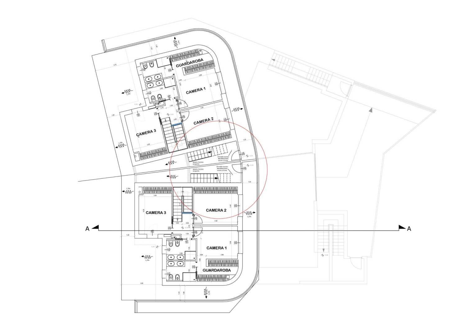 Villa Bologna (zona Colli) - planimetria 1