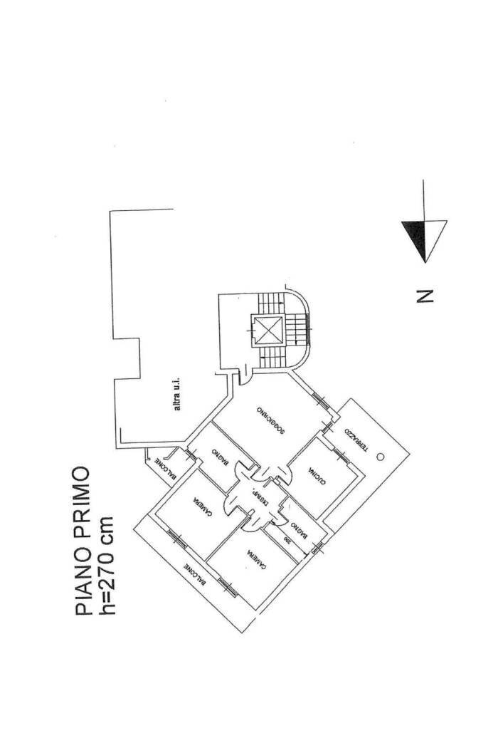 Three-room apartment via Tommaso Campanella, 12, Chieri - floor plans 1
