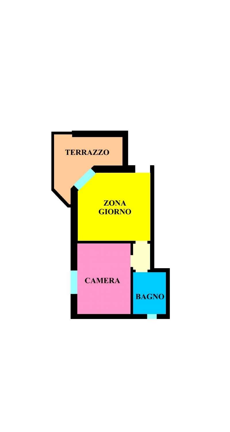 202 - Two-room apartment via Fleming, Pandino - floor plans 1