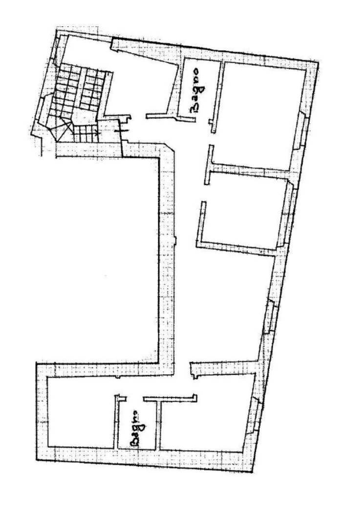 Trilocale via Pignolo, Bergamo - planimetria 1