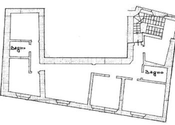Planimetria - Trilocale via Pignolo, Bergamo - foto 26
