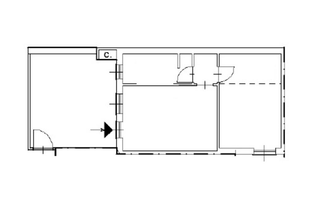 Two-room apartment Corso Bra, Alba - floor plans 1