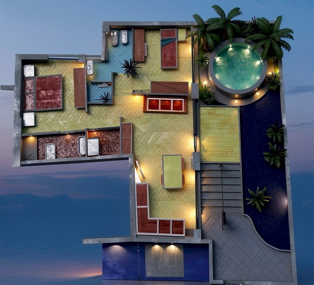 crepuscolo red - Three-room apartment Viale J. F. Kennedy 129, Diano Marina - photo 1