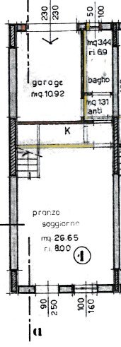 PLANIMETRIA - Villa a Schiera Via Santa Rita 13, Verghereto - planimetria 1