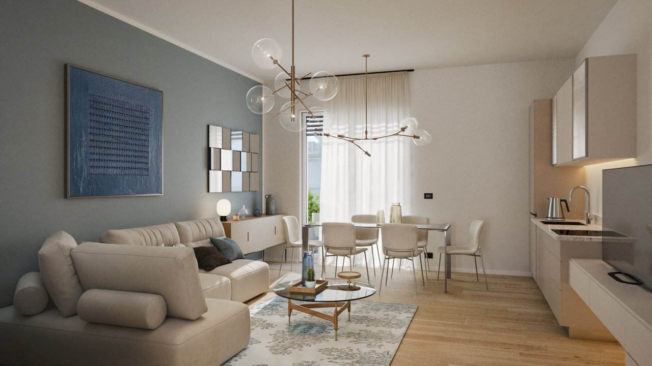 living - Three-room apartment Via Trento 33, Lissone - photo 1