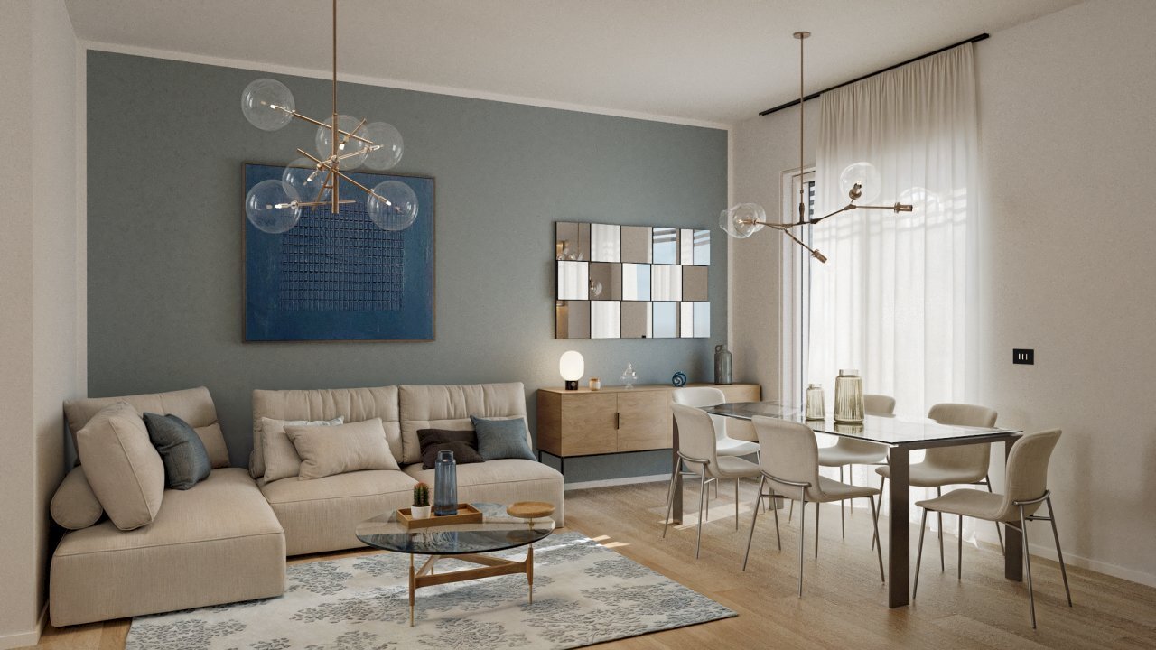 living - Three-room apartment Via Trento 33, Lissone - photo 2