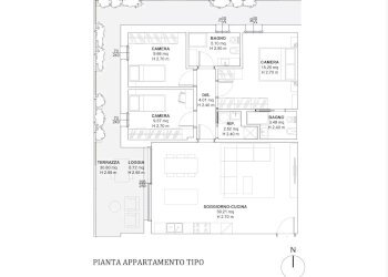 Planimetria - Apartment Treviso, Treviso (neighborhood Centro Storico) - photo 6
