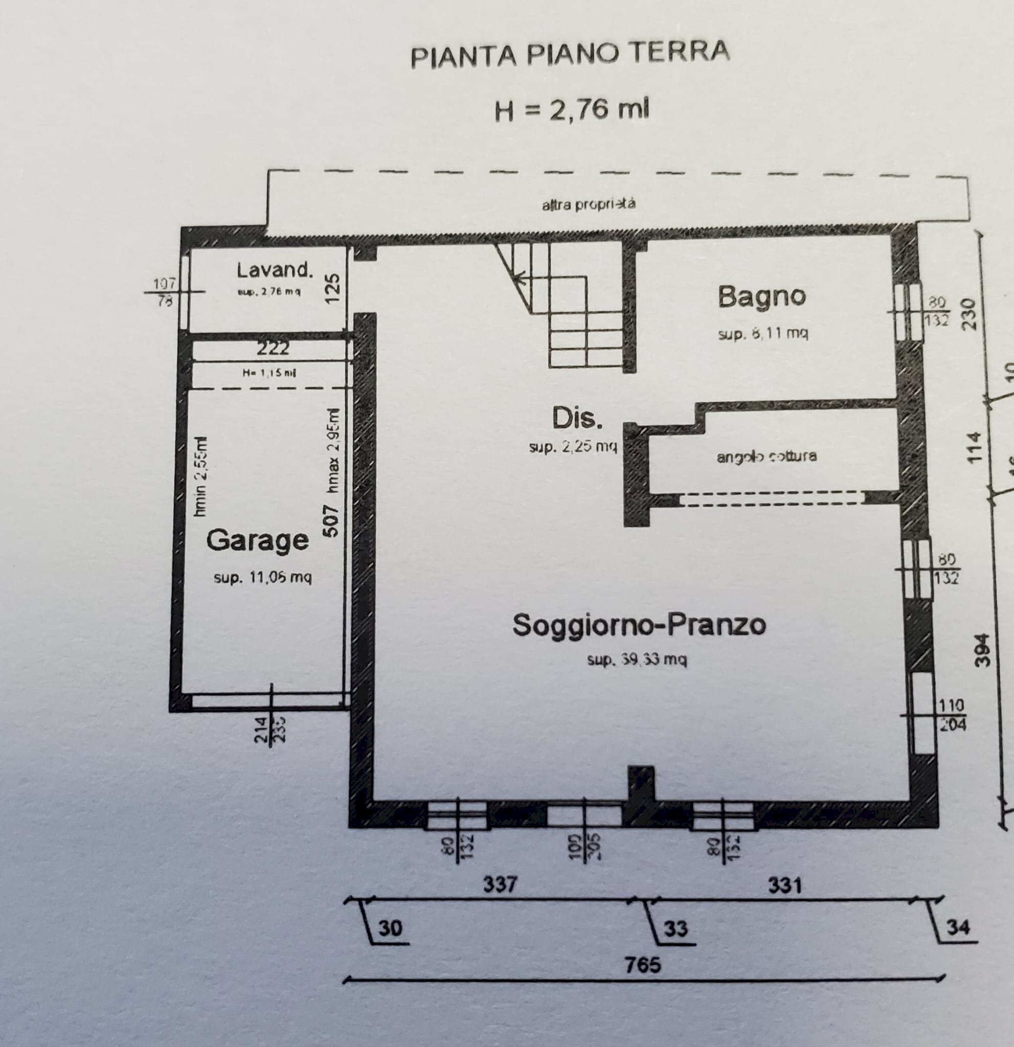 Porzione di casa via DI MEZZO, Nonantola - planimetria 1