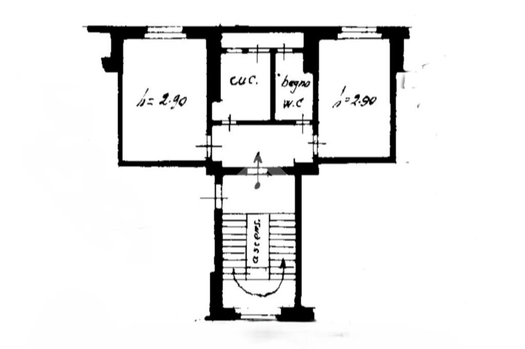 Trilocale Via michelangelo, Lavagna - planimetria 1